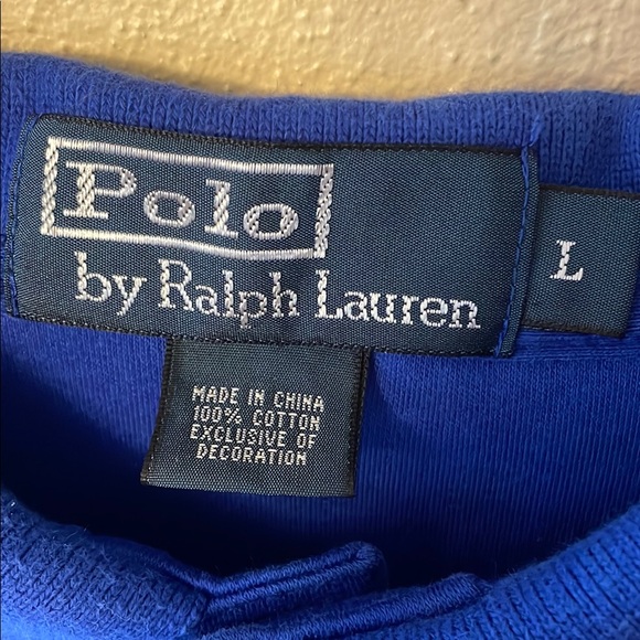 Polo by Ralph Lauren Blue Classic Polo Shirt men’s large bright blue - Picture 2 of 6